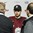 TORONTO, CANADA - DECEMBER 30: Latvia's Martins Dzierkals #10 answers questions from the media following a 4-2 loss to Slovakia during preliminary round action at the 2017 IIHF World Junior Championship. (Photo by Matt Zambonin/HHOF-IIHF Images)

